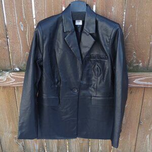 Cabi James Jacket Faux Leather #5299 Sz. L NWOT